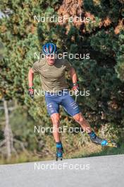 22.09.2021, Font-Romeu, France (FRA): Karl-Johan Westberg (SWE) - Cross-Country training, Font-Romeu (FRA). www.nordicfocus.com. © Augustin Authamayou/NordicFocus. Every downloaded picture is fee-liable.