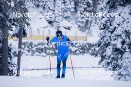 08.11.2021, Davos, Switzerland (SUI): Theo Shely (FRA)  - Cross-Country training, Snowfarming Track, Davos (SUI). www.nordicfocus.com. © Manzoni/NordicFocus. Every downloaded picture is fee-liable.