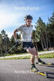 22.09.2021, Font-Romeu, France (FRA): Jens Burmann (SWE) - Cross-Country training, Font-Romeu (FRA). www.nordicfocus.com. © Leo Authamayou/NordicFocus. Every downloaded picture is fee-liable.