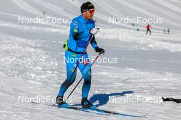 17.10.2021, Ramsau, Austria (AUT): Jean Marc Gaillard (FRA) - Cross-Country training, Ramsau (AUT). www.nordicfocus.com. © Volk/NordicFocus. Every downloaded picture is fee-liable.