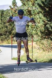 22.09.2021, Font-Romeu, France (FRA): Marcus Grate (SWE) - Cross-Country training, Font-Romeu (FRA). www.nordicfocus.com. © Leo Authamayou/NordicFocus. Every downloaded picture is fee-liable.
