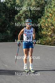 23.09.2021, Font-Romeu, France (FRA): Flora Dolci (FRA) - Cross-Country training, Font-Romeu (FRA). www.nordicfocus.com. © Leo Authamayou/NordicFocus. Every downloaded picture is fee-liable.