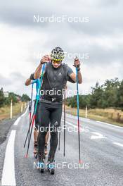 16.09.2021, Font-Romeu, France (FRA): Clement Parisse (FRA) - Cross-Country training, Font-Romeu (FRA). www.nordicfocus.com. © Leo Authamayou/NordicFocus. Every downloaded picture is fee-liable.