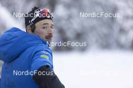 08.11.2021, Davos, Switzerland (SUI): Hugo Lapalus (FRA) - Cross-Country training, Snowfarming Track, Davos (SUI). www.nordicfocus.com. © Manzoni/NordicFocus. Every downloaded picture is fee-liable.