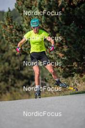 22.09.2021, Font-Romeu, France (FRA): Maja Dahlqvist (SWE) - Cross-Country training, Font-Romeu (FRA). www.nordicfocus.com. © Augustin Authamayou/NordicFocus. Every downloaded picture is fee-liable.