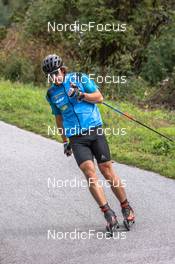 21.09.2021, Font-Romeu, France (FRA): Valentin Chauvin (FRA) - Cross-Country training, Font-Romeu (FRA). www.nordicfocus.com. © Leo Authamayou/NordicFocus. Every downloaded picture is fee-liable.