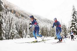 02.11.2021, Davos, Switzerland (SUI): Giuliana Werro (SUI), Lydia Hiernickel (SUI)  - Cross-Country training, Snowfarming track, Davos (SUI). www.nordicfocus.com. © Manzoni/NordicFocus. Every downloaded picture is fee-liable.