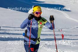 17.10.2021, Ramsau, Austria (AUT): Coletta Rydzek (GER) - Cross-Country training, Ramsau (AUT). www.nordicfocus.com. © Volk/NordicFocus. Every downloaded picture is fee-liable.