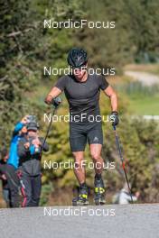 22.09.2021, Font-Romeu, France (FRA): Arnaud Chautemps (FRA) - Cross-Country training, Font-Romeu (FRA). www.nordicfocus.com. © Augustin Authamayou/NordicFocus. Every downloaded picture is fee-liable.