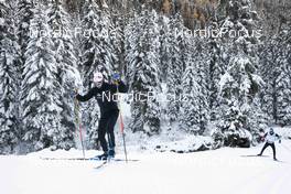 08.11.2021, Davos, Switzerland (SUI): Feature: Undefined Canadian athlete competes - Cross-Country training, Snowfarming Track, Davos (SUI). www.nordicfocus.com. © Manzoni/NordicFocus. Every downloaded picture is fee-liable.