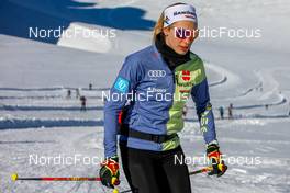 17.10.2021, Ramsau, Austria (AUT): Pia Fink (GER) - Cross-Country training, Ramsau (AUT). www.nordicfocus.com. © Volk/NordicFocus. Every downloaded picture is fee-liable.