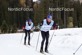 01.11.2021, Davos, Switzerland (SUI): Jason Rueesch (SUI), Roman Furger (SUI), (l-r) - Cross-Country training, snowfarming track, Davos (SUI). www.nordicfocus.com. © Manzoni/NordicFocus. Every downloaded picture is fee-liable.