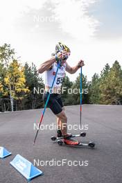 23.09.2021, Font-Romeu, France (FRA): Adrien Backscheider (FRA) - Cross-Country training, Font-Romeu (FRA). www.nordicfocus.com. © Leo Authamayou/NordicFocus. Every downloaded picture is fee-liable.