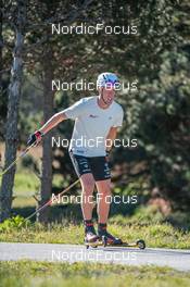 22.09.2021, Font-Romeu, France (FRA): Calle Halfvarsson (SWE) - Cross-Country training, Font-Romeu (FRA). www.nordicfocus.com. © Augustin Authamayou/NordicFocus. Every downloaded picture is fee-liable.