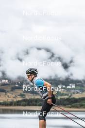 16.09.2021, Font-Romeu, France (FRA): Jules Lapierre (FRA) - Cross-Country training, Font-Romeu (FRA). www.nordicfocus.com. © Leo Authamayou/NordicFocus. Every downloaded picture is fee-liable.