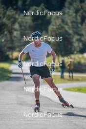 22.09.2021, Font-Romeu, France (FRA): Marcus Grate (SWE) - Cross-Country training, Font-Romeu (FRA). www.nordicfocus.com. © Augustin Authamayou/NordicFocus. Every downloaded picture is fee-liable.