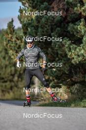 23.09.2021, Font-Romeu, France (FRA): Renaud Jay (FRA) - Cross-Country training, Font-Romeu (FRA). www.nordicfocus.com. © Leo Authamayou/NordicFocus. Every downloaded picture is fee-liable.
