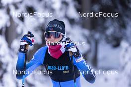 08.11.2021, Davos, Switzerland (SUI): Delphine Claudel (FRA) - Cross-Country training, Snowfarming Track, Davos (SUI). www.nordicfocus.com. © Manzoni/NordicFocus. Every downloaded picture is fee-liable.