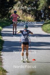 22.09.2021, Font-Romeu, France (FRA): Flora Dolci (FRA) - Cross-Country training, Font-Romeu (FRA). www.nordicfocus.com. © Leo Authamayou/NordicFocus. Every downloaded picture is fee-liable.