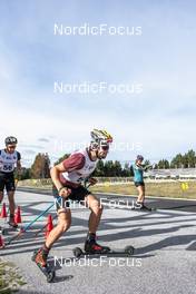 23.09.2021, Font-Romeu, France (FRA): Valentin Chauvin (FRA) - Cross-Country training, Font-Romeu (FRA). www.nordicfocus.com. © Leo Authamayou/NordicFocus. Every downloaded picture is fee-liable.