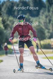 22.09.2021, Font-Romeu, France (FRA): Moa Olsson (SWE) - Cross-Country training, Font-Romeu (FRA). www.nordicfocus.com. © Augustin Authamayou/NordicFocus. Every downloaded picture is fee-liable.