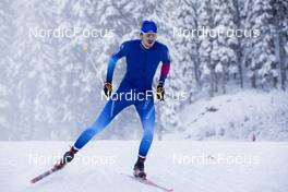 08.11.2021, Davos, Switzerland (SUI): Cedric Steiner (SUI) - Cross-Country training, Snowfarming Track, Davos (SUI). www.nordicfocus.com. © Manzoni/NordicFocus. Every downloaded picture is fee-liable.