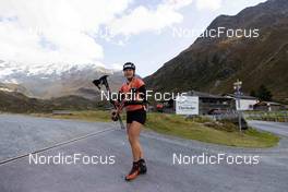 01.10.2021, Davos, Switzerland (SUI): Laurien Van der Graaff (SUI) - Cross-Country training, Davos (SUI). www.nordicfocus.com. © Manzoni/NordicFocus. Every downloaded picture is fee-liable.