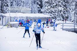 08.11.2021, Davos, Switzerland (SUI): Feature: Undefined Frech athlete competes - Cross-Country training, Snowfarming Track, Davos (SUI). www.nordicfocus.com. © Manzoni/NordicFocus. Every downloaded picture is fee-liable.