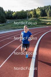 22.09.2021, Font-Romeu, France (FRA): Johanna Hagstroem (SWE) - Cross-Country training, Font-Romeu (FRA). www.nordicfocus.com. © Leo Authamayou/NordicFocus. Every downloaded picture is fee-liable.