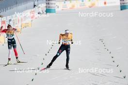 02.03.2021, Oberstdorf, Germany (GER): Victoria Carl (GER), Ragnhild Haga (NOR) - FIS nordic world ski championships cross-country, 10km women, Oberstdorf (GER). www.nordicfocus.com. © Modica/NordicFocus. Every downloaded picture is fee-liable.