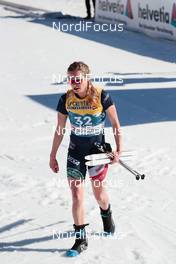 02.03.2021, Oberstdorf, Germany (GER): Jessie Diggins (USA) - FIS nordic world ski championships cross-country, 10km women, Oberstdorf (GER). www.nordicfocus.com. © Modica/NordicFocus. Every downloaded picture is fee-liable.