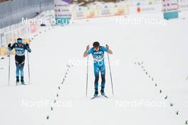 03.03.2021, Oberstdorf, Germany (GER): Imanol Rojo (ESP), Clement Parisse (FRA), (l-r)  - FIS nordic world ski championships cross-country, 15km men, Oberstdorf (GER). www.nordicfocus.com. © Modica/NordicFocus. Every downloaded picture is fee-liable.