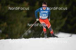 03.03.2021, Oberstdorf, Germany (GER): Milos Colic (BIH) - FIS nordic world ski championships cross-country, 15km men, Oberstdorf (GER). www.nordicfocus.com. © Thibaut/NordicFocus. Every downloaded picture is fee-liable.