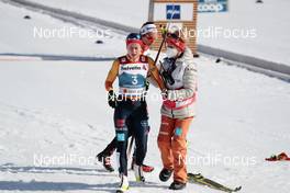 06.03.2021, Oberstdorf, Germany (GER): Pia Fink (GER), Katharina Hennig (GER), (l-r)  - FIS nordic world ski championships cross-country, 30km women, Oberstdorf (GER). www.nordicfocus.com. © Modica/NordicFocus. Every downloaded picture is fee-liable.
