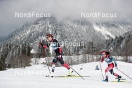 06.03.2021, Oberstdorf, Germany (GER): Dahria Beatty (CAN), Masae Tsuchiya (JPN), (l-r)  - FIS nordic world ski championships cross-country, 30km women, Oberstdorf (GER). www.nordicfocus.com. © Modica/NordicFocus. Every downloaded picture is fee-liable.