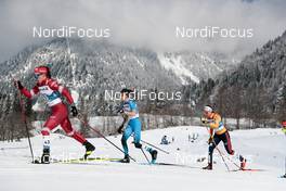 06.03.2021, Oberstdorf, Germany (GER): Mariya Istomina (RSF), Delphine Claudel (FRA), Pia Fink (GER) - FIS nordic world ski championships cross-country, 30km women, Oberstdorf (GER). www.nordicfocus.com. © Modica/NordicFocus. Every downloaded picture is fee-liable.