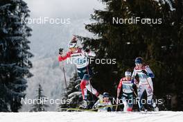 06.03.2021, Oberstdorf, Germany (GER): Therese Johaug (NOR), Heidi Weng (NOR), Ebba Andersson (SWE), (l-r)  - FIS nordic world ski championships cross-country, 30km women, Oberstdorf (GER). www.nordicfocus.com. © Modica/NordicFocus. Every downloaded picture is fee-liable.