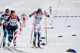 06.03.2021, Oberstdorf, Germany (GER): Sadie Maubet Bjornsen (USA), Emma Ribom (SWE), (l-r)  - FIS nordic world ski championships cross-country, 30km women, Oberstdorf (GER). www.nordicfocus.com. © Modica/NordicFocus. Every downloaded picture is fee-liable.
