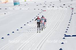 06.03.2021, Oberstdorf, Germany (GER): Teresa Stadlober (AUT), Ebba Andersson (SWE), (l-r)  - FIS nordic world ski championships cross-country, 30km women, Oberstdorf (GER). www.nordicfocus.com. © Modica/NordicFocus. Every downloaded picture is fee-liable.
