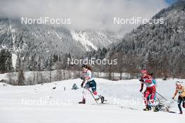 06.03.2021, Oberstdorf, Germany (GER): Helene Marie Fossesholm (NOR), Mariya Istomina (RSF), (l-r)  - FIS nordic world ski championships cross-country, 30km women, Oberstdorf (GER). www.nordicfocus.com. © Modica/NordicFocus. Every downloaded picture is fee-liable.