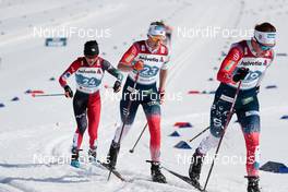 06.03.2021, Oberstdorf, Germany (GER): Masako Ishida (JPN), Anne Kjersti Kalvaa (NOR), Tiril Udnes Weng (NOR), (l-r)  - FIS nordic world ski championships cross-country, 30km women, Oberstdorf (GER). www.nordicfocus.com. © Modica/NordicFocus. Every downloaded picture is fee-liable.