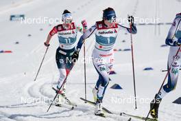 06.03.2021, Oberstdorf, Germany (GER): Heidi Weng (NOR), Ebba Andersson (SWE), (l-r)  - FIS nordic world ski championships cross-country, 30km women, Oberstdorf (GER). www.nordicfocus.com. © Modica/NordicFocus. Every downloaded picture is fee-liable.