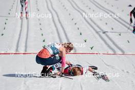 06.03.2021, Oberstdorf, Germany (GER): Hailey Swirbul (USA), Helene Marie Fossesholm (NOR), (l-r)  - FIS nordic world ski championships cross-country, 30km women, Oberstdorf (GER). www.nordicfocus.com. © Modica/NordicFocus. Every downloaded picture is fee-liable.