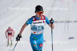 06.03.2021, Oberstdorf, Germany (GER): Delphine Claudel (FRA) - FIS nordic world ski championships cross-country, 30km women, Oberstdorf (GER). www.nordicfocus.com. © Modica/NordicFocus. Every downloaded picture is fee-liable.
