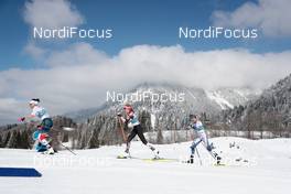 06.03.2021, Oberstdorf, Germany (GER): Heidi Weng (NOR), Teresa Stadlober (AUT), Frida Karlsson (SWE), (l-r)  - FIS nordic world ski championships cross-country, 30km women, Oberstdorf (GER). www.nordicfocus.com. © Modica/NordicFocus. Every downloaded picture is fee-liable.