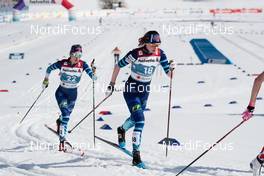 06.03.2021, Oberstdorf, Germany (GER): Laura Mononen (FIN), Johanna Matintalo (FIN), (l-r)  - FIS nordic world ski championships cross-country, 30km women, Oberstdorf (GER). www.nordicfocus.com. © Modica/NordicFocus. Every downloaded picture is fee-liable.