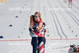 06.03.2021, Oberstdorf, Germany (GER): Sophia Laukli (USA), Hailey Swirbul (USA), (l-r)  - FIS nordic world ski championships cross-country, 30km women, Oberstdorf (GER). www.nordicfocus.com. © Modica/NordicFocus. Every downloaded picture is fee-liable.
