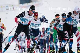 07.03.2021, Oberstdorf, Germany (GER): Hunter Wonders (USA), Remi Drolet (CAN), Michal Novak (CZE), (l-r)  - FIS nordic world ski championships cross-country, 50km men, Oberstdorf (GER). www.nordicfocus.com. © Modica/NordicFocus. Every downloaded picture is fee-liable.