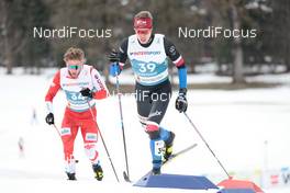 07.03.2021, Oberstdorf, Germany (GER): Dominik Bury (POL), Petr Knop (CZE), (l-r)  - FIS nordic world ski championships cross-country, 50km men, Oberstdorf (GER). www.nordicfocus.com. © Modica/NordicFocus. Every downloaded picture is fee-liable.