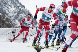 07.03.2021, Oberstdorf, Germany (GER): Evgeniy Belov (RSF), Alexey Chervotkin (RSF), (l-r)  - FIS nordic world ski championships cross-country, 50km men, Oberstdorf (GER). www.nordicfocus.com. © Modica/NordicFocus. Every downloaded picture is fee-liable.
